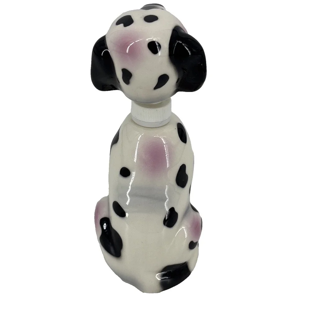 Vintage 90s Ceramic Dalmatian Dog Soap‎ Pump Dispenser 8.5